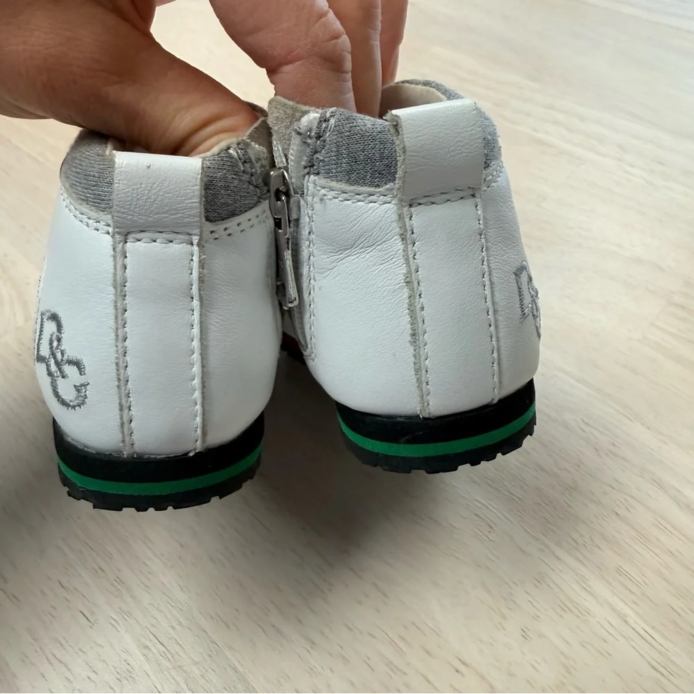 Dolce & Gabbana mid top white sneakers